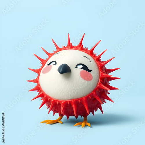 funny cartoon hedgehog