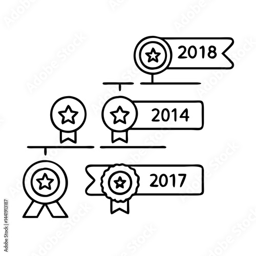timeline of black achievements icon, timeline of black achievements line art - simple line art of timeline of black achievements, perfect for timeline of black achievements logos and icons