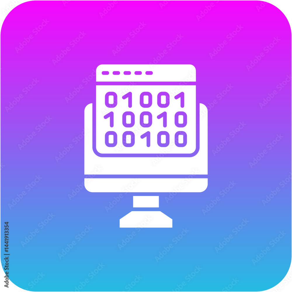 Binary Code Icon Binary Code Icon