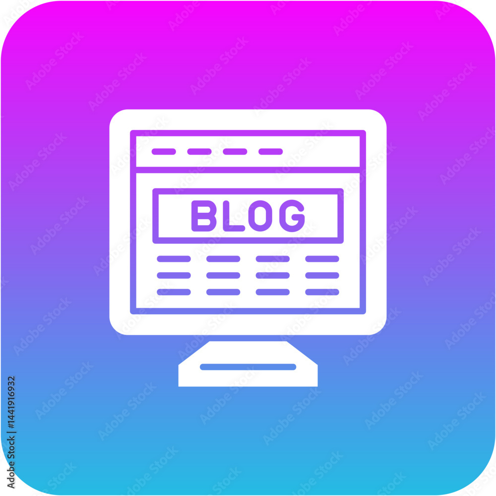 Blogging Icon Blogging Icon