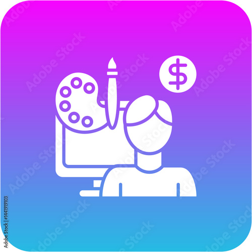 Digital nomad Icon