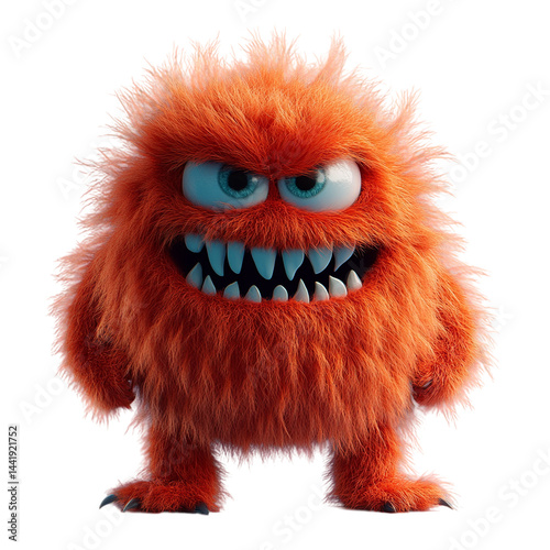 funny cartoon zombie PNG isolated on transparent background
