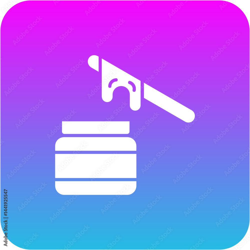 Fototapeta premium Hair wax Icon
