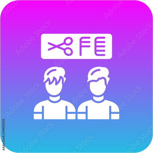 Barber clients Icon