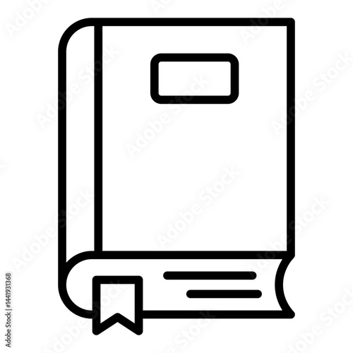 Book icon for education and reading concepts	

