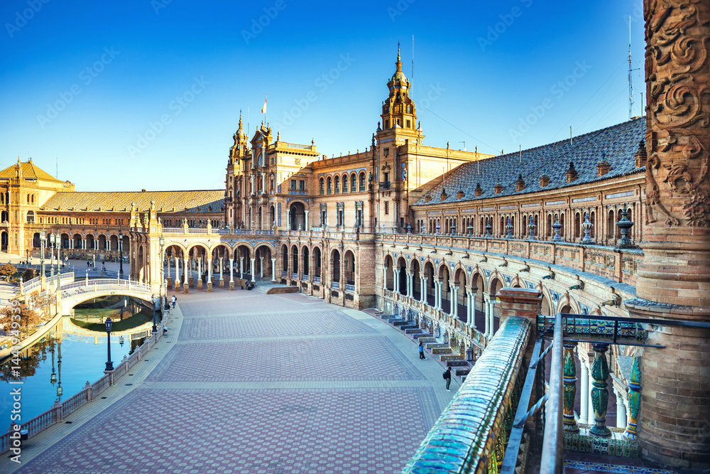 Obraz premium Plaza de Espana of Sevilla