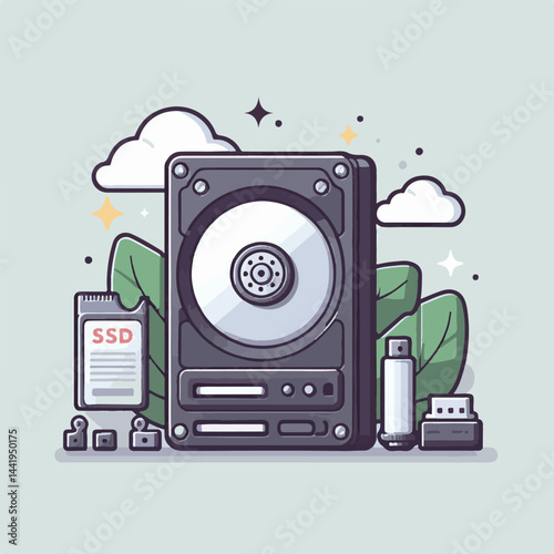 storage, technology, external, drive, ssd, memory, computer, device, digital, portable, backup, usb, data, equipment, recovery, cable, laptop, hdd, electronic, hardware, black, disk, disc, modern, mob