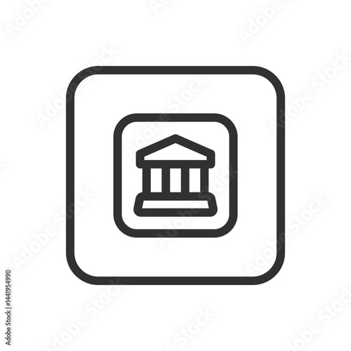 Bank Icon – Secure Financial Services & Banking Solutions