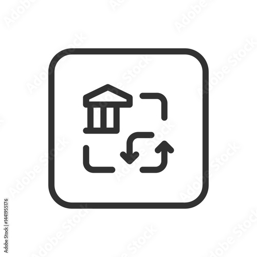 Bank Auto Payment Icon – Automated Bill Payments & Transactions