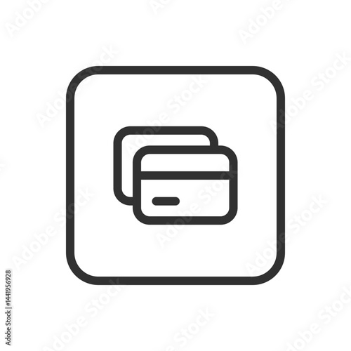 Credit Card Icon – Digital Payments & Financial Services