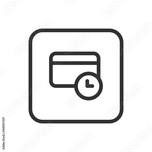 Credit Card Icon – Secure Payment & Digital Transaction
