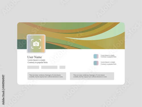 Minimalist Abstract Design for Facebook Covers