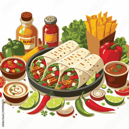 food, cuisine, mexican, meat, dinner, onion, fajitas, hot, delicious, lime, meal, chicken, lunch, healthy, spicy, table, tortilla, green, pepper, plate, dish, fried, restaurant, appetizer, fresh, vege
