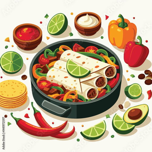 food, cuisine, mexican, meat, dinner, onion, fajitas, hot, delicious, lime, meal, chicken, lunch, healthy, spicy, table, tortilla, green, pepper, plate, dish, fried, restaurant, appetizer, fresh, vege