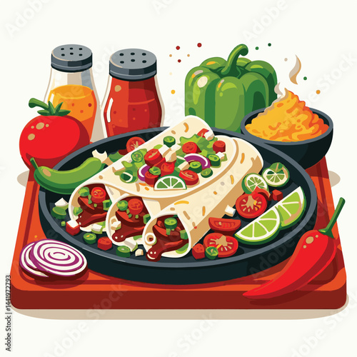 food, cuisine, mexican, meat, dinner, onion, fajitas, hot, delicious, lime, meal, chicken, lunch, healthy, spicy, table, tortilla, green, pepper, plate, dish, fried, restaurant, appetizer, fresh, vege