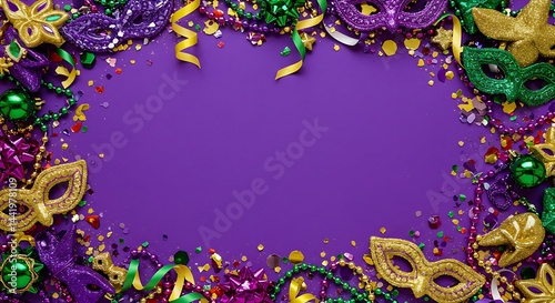 Purple Reign of Revelry AI Generated