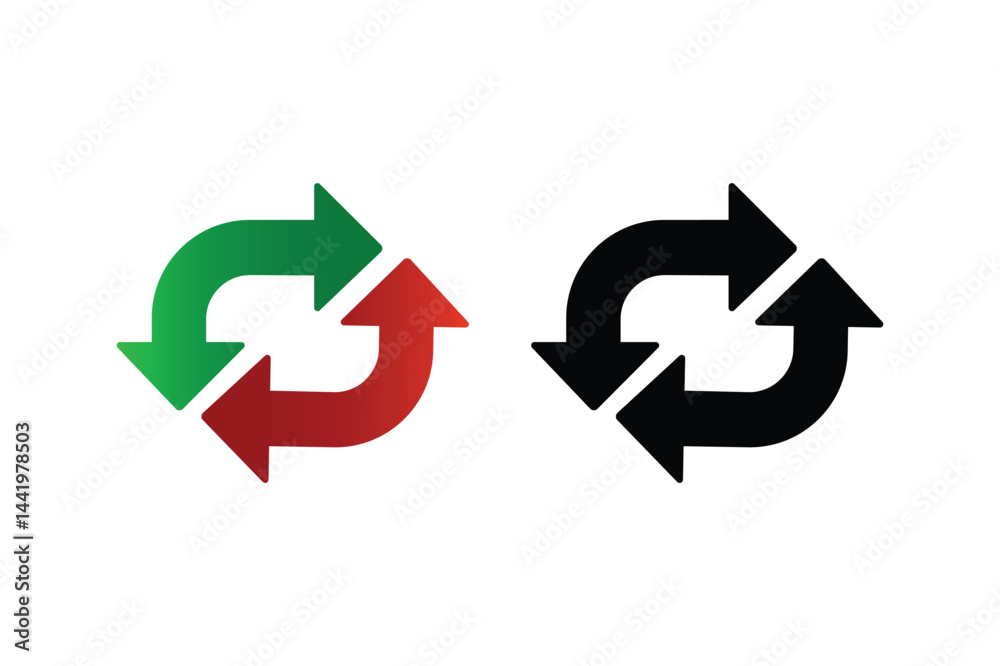 Circular Arrows Infographic Elements, rotating arrows vector, circular arrow design, arrow rotation symbol Circular Arrows Infographic Elements, rotating arrows vector, circular arrow design, arrow rotation symbol