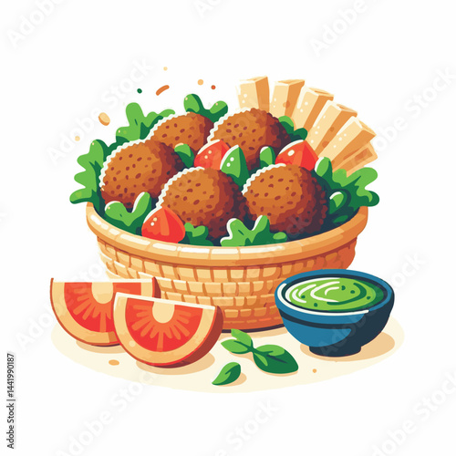 vegetarian, falafel, healthy, snack, background, food, meal, vegan, vegetable, fried, traditional, dinner, lunch, diet, chickpea, cuisine, dish, arabic, closeup, organic, homemade, ball, brown, turkis