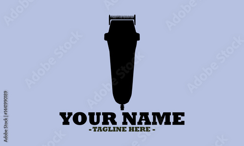 illustration vintage barbershop tools vector design and logo retro hair cutting machine vector stock illustration vintage hair salon and simple vector icon of a epilators logo design