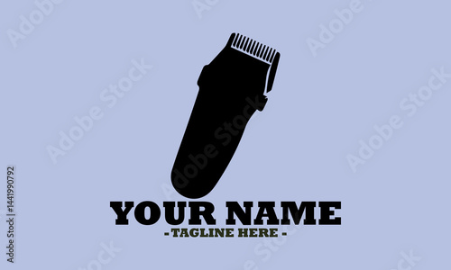 illustration vintage barbershop tools vector design and logo retro hair cutting machine vector stock illustration vintage hair salon and simple vector icon of a epilators logo design
