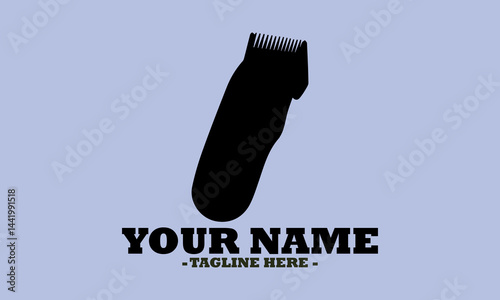 illustration vintage barbershop tools vector design and logo retro hair cutting machine vector stock illustration vintage hair salon and simple vector icon of a epilators logo design
