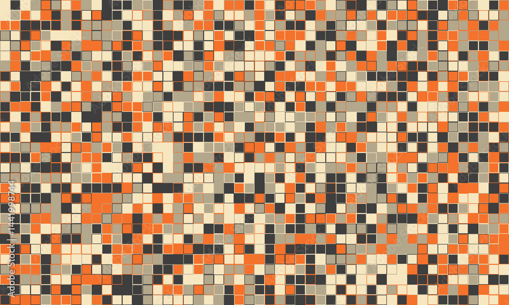 Abstract mosaic pattern. Earthy tones create a textured, pixelated design perfect for backgrounds, website banners, or textile prints. Evokes a sense of subtle energy and modern sophistication. Abstract mosaic pattern. Earthy tones create a textured, pixelated design perfect for backgrounds, website banners, or textile prints. Evokes a sense of subtle energy and modern sophistication.