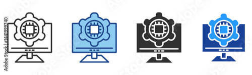 Setting Icon Multiple Style Vector Collection 