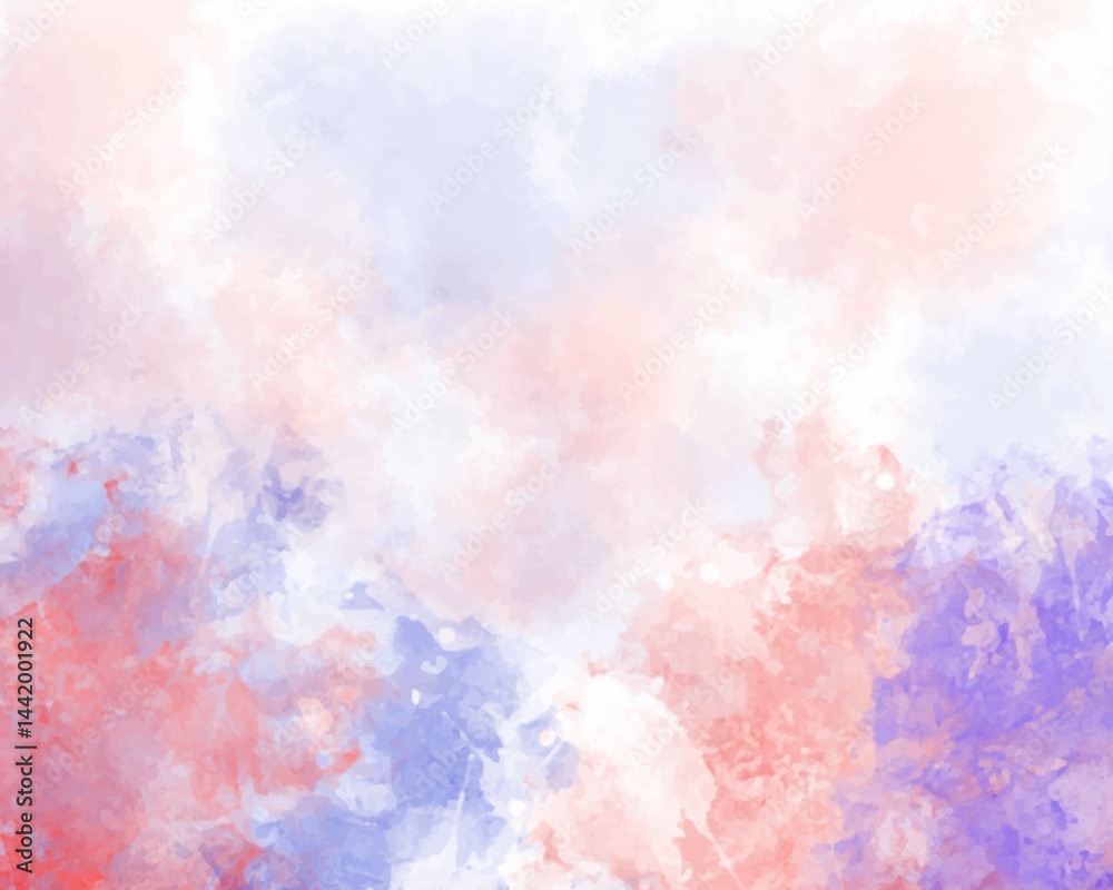 Obraz premium Abstract colorful watercolor for background. Digital art painting.