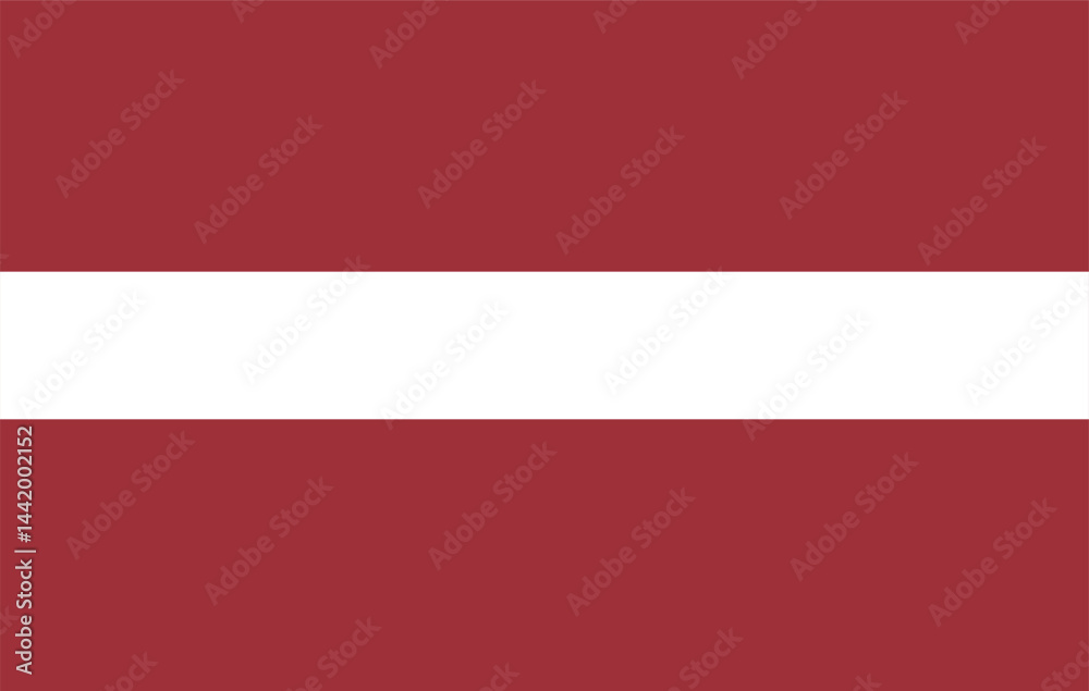 Fototapeta premium National Flag of Latvia
