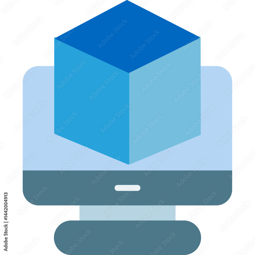 3D Software Icon 3D Software Icon