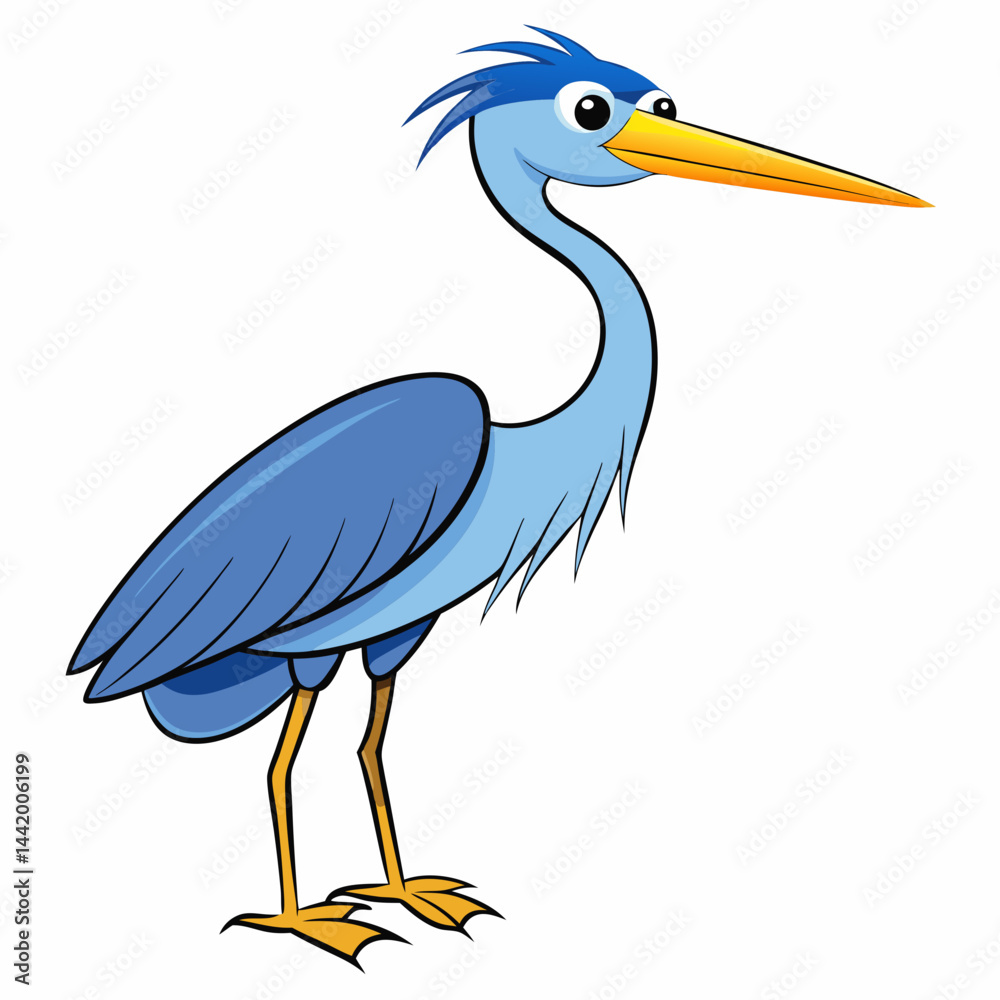 Fototapeta premium great blue heron ardea cinerea