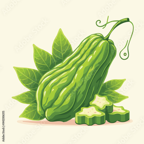 green, organic, fresh, ingredient, food, vegetable, raw, healthy, natural, agriculture, vegetarian, chayote, background, diet, white, fruit, plant, nutrition, vegetables, isolated, nutritious, freshne