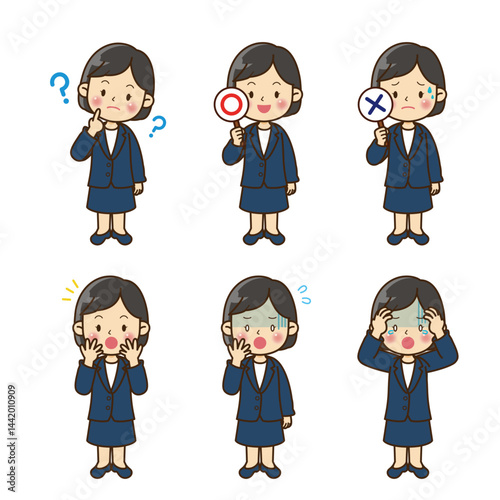 女性イラスト　ビジネス2