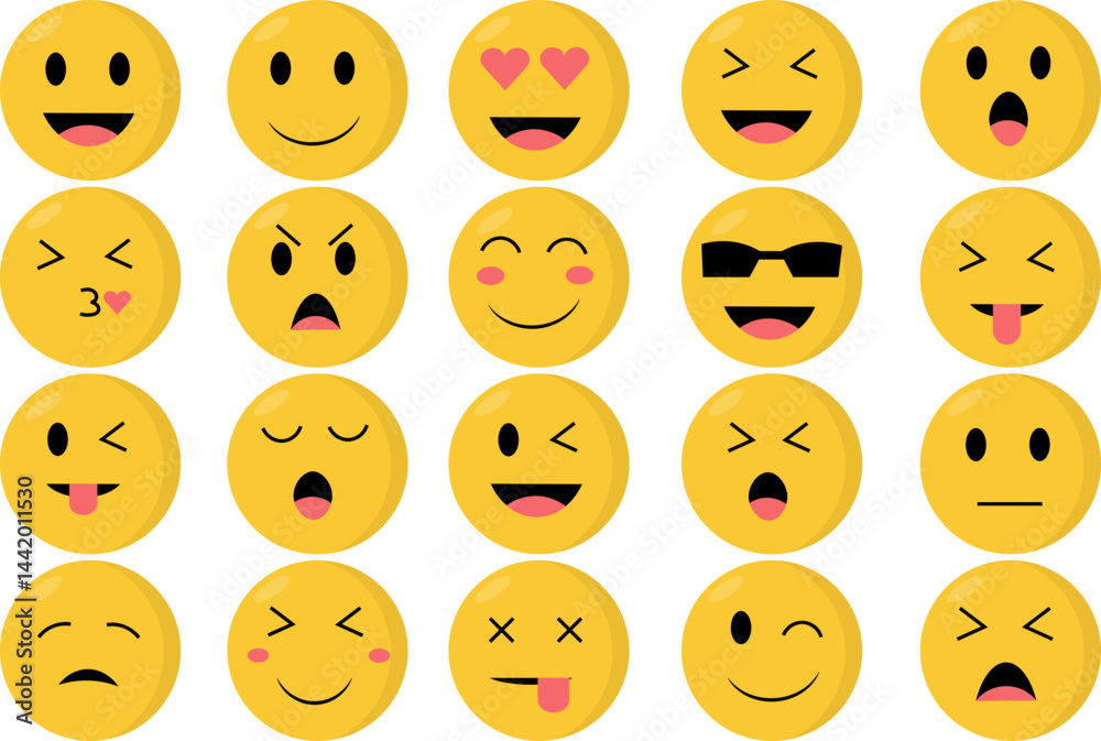 Fototapeta premium World Emoji Day 