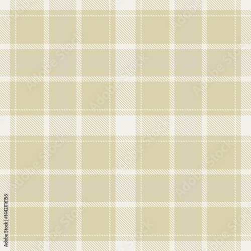 Picnic seamless pattern background, duvet cover texture check tartan. Small plaid fabric textile vector in light and white colors.