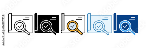 Project Scope  Icon Set Multiple Style Collection