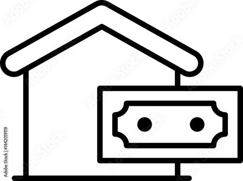 Cash at Home Icon for Remote Finance