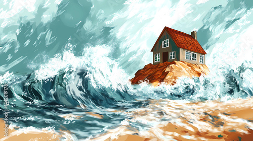 The wise builder built his house on rock, but the foolish one built it on sand.