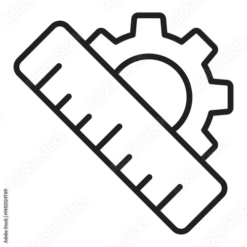 Technical education and engineering icon