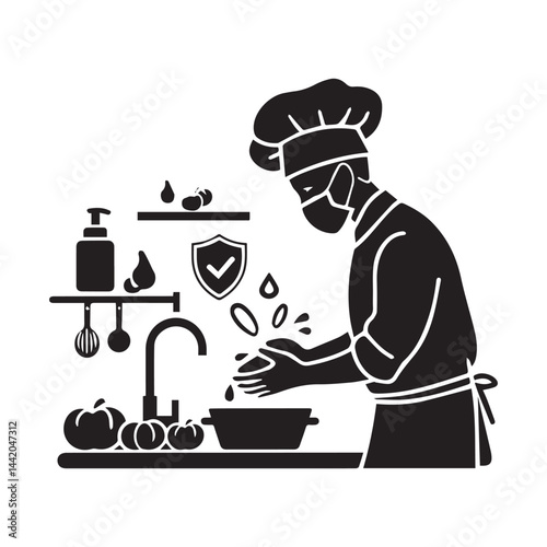 Chef's Hygiene Safe Food Preparation