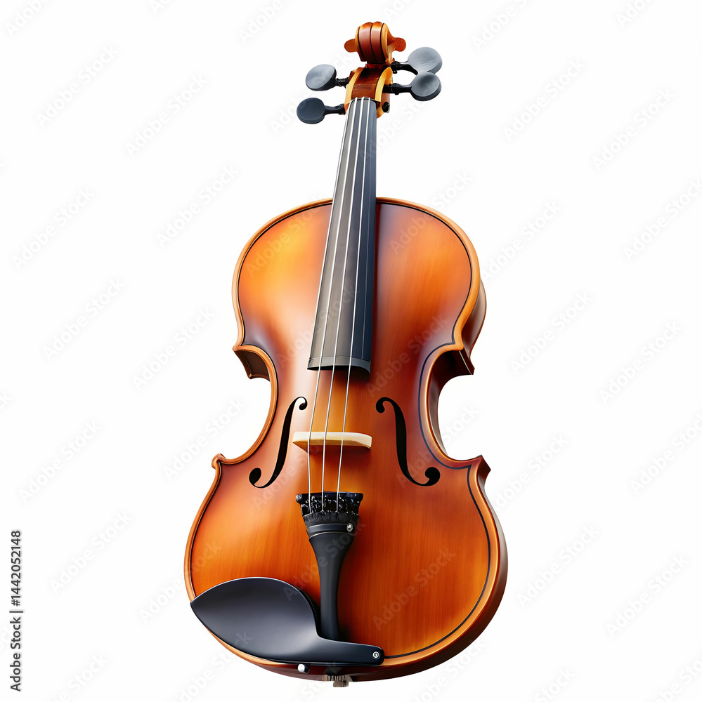 Fototapeta premium violin isolated on white background