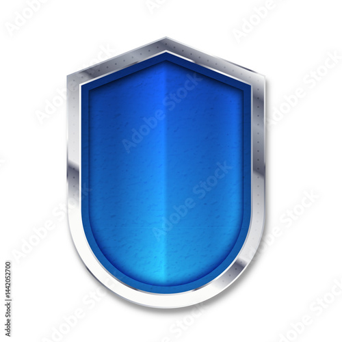 Blue Shields, Geometric Shapes, and Stars for Premium Branding