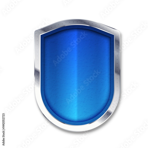 Blue Shields, Geometric Shapes, and Stars for Premium Branding
