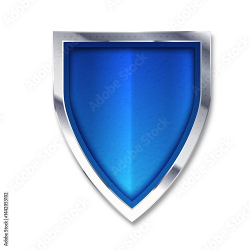 Blue Shields, Geometric Shapes, and Stars for Premium Branding