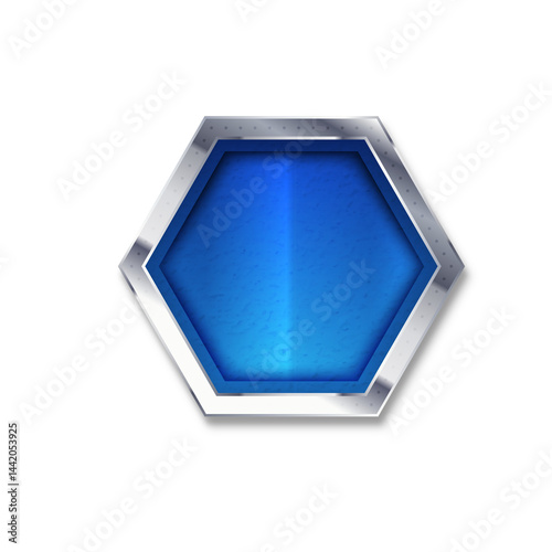 Blue Shields, Geometric Shapes, and Stars for Premium Branding