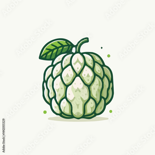cherimoya, green, fruit, fresh, food, ripe, exotic, sweet, tropical, organic, custard, background, healthy, raw, annona, white, custard apple, delicious, tasty, isolated, dessert, seed, half, chirimoy
