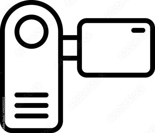 Hand Cam Icon Vector Illustration