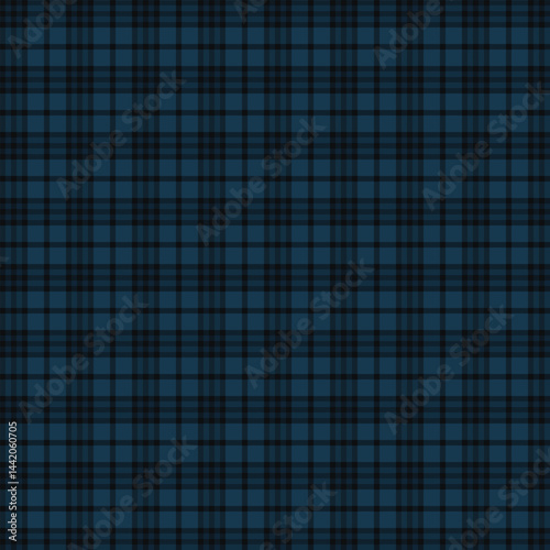 dark blue fashion scottish tartan plaid checkered stripes flannel fabric print pattern background