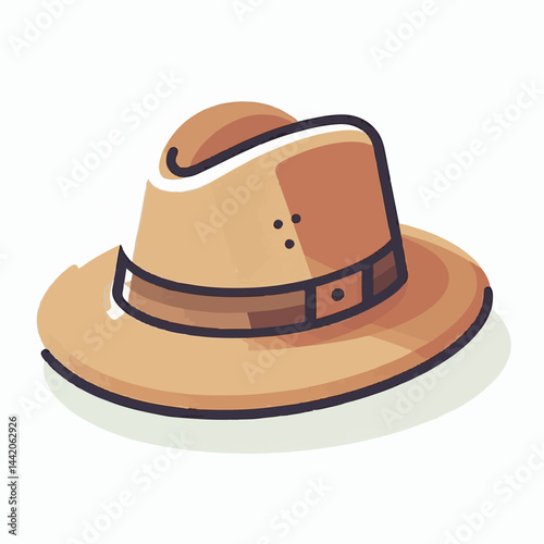hat, fedora, fashion, design, isolated, object, accessory, retro, vintage, cap, wear, classic, white, head, style, clothing, old, illustration, vector, felt, icon, graphic, brim, element, costume, bla