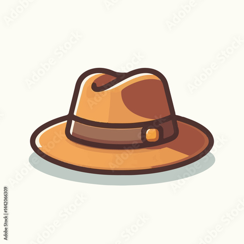 hat, fedora, fashion, design, isolated, object, accessory, retro, vintage, cap, wear, classic, white, head, style, clothing, old, illustration, vector, felt, icon, graphic, brim, element, costume, bla